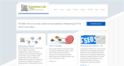 Desktop Screenshot of kameleon-lab.com